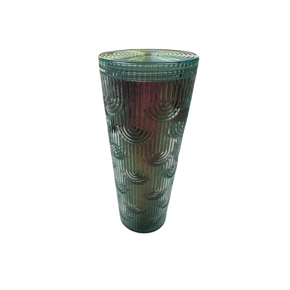 Starbucks Other - Starbucks 2022 mermaid Iridescent Blue Cold Cup Tumbler 24oz Venti no straw  EUC